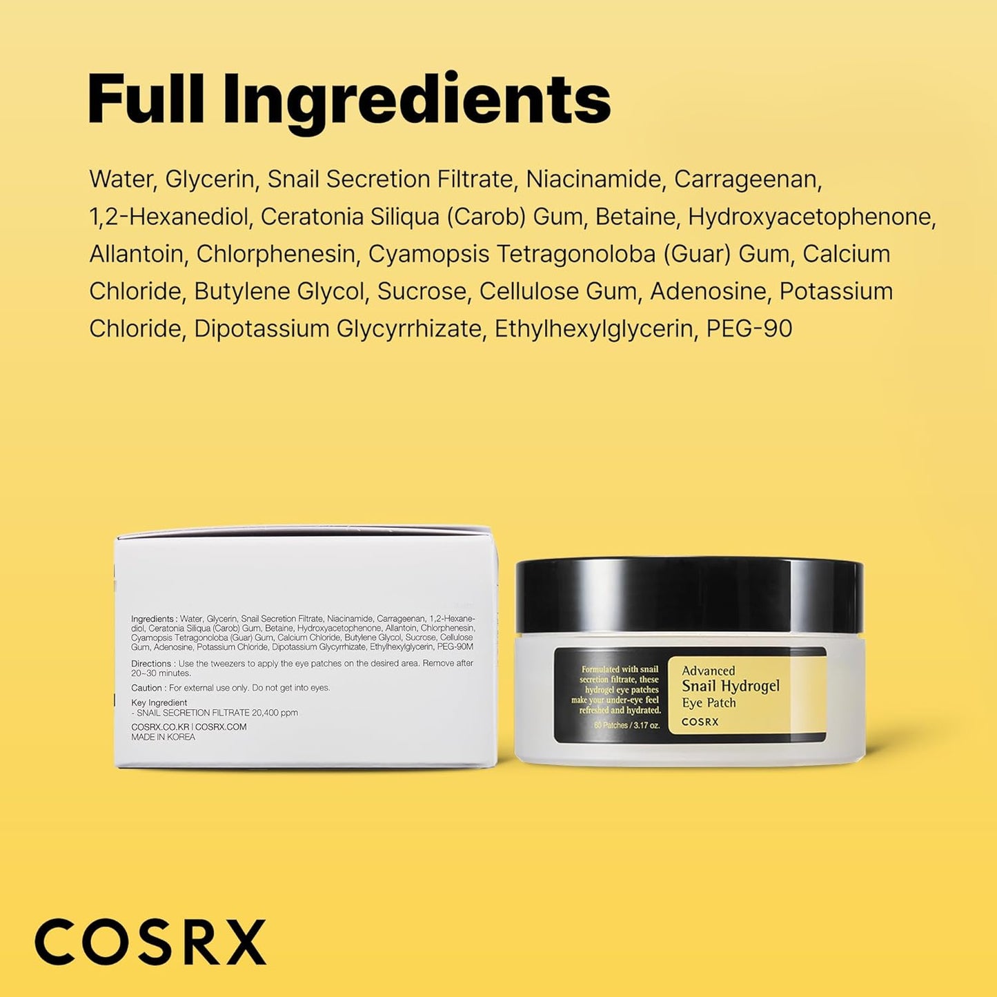 COSRX Advanced Snail Hydrogel Eye Patch
