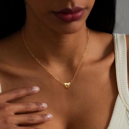 14k Gold Heart Shape Pendant