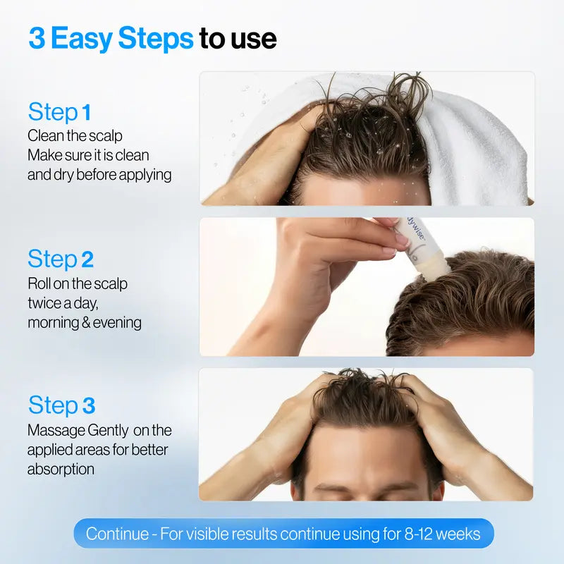 Hair Growth Roll-On Serum Buy 1 Get 1 Free