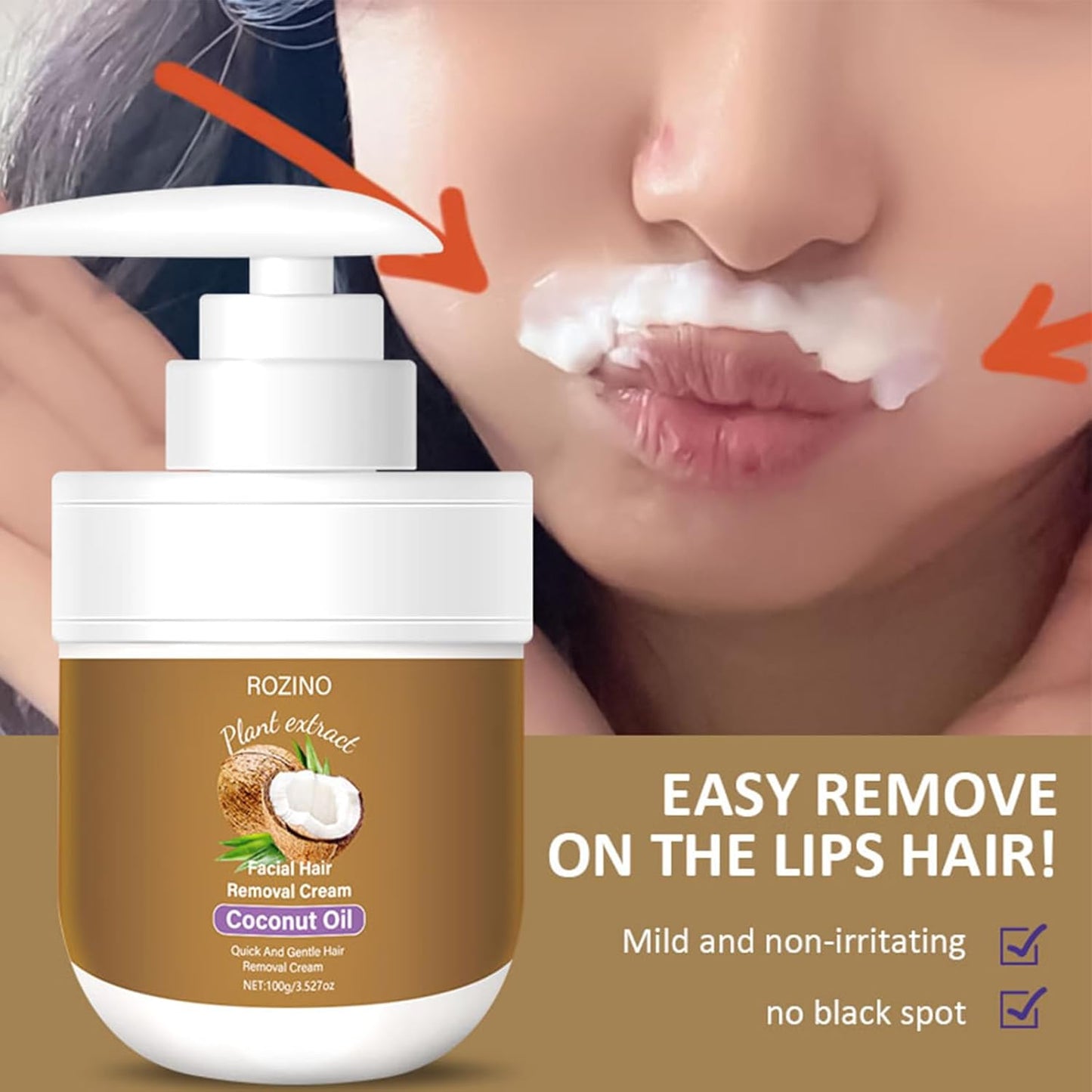 Facial Hair Removal Cream