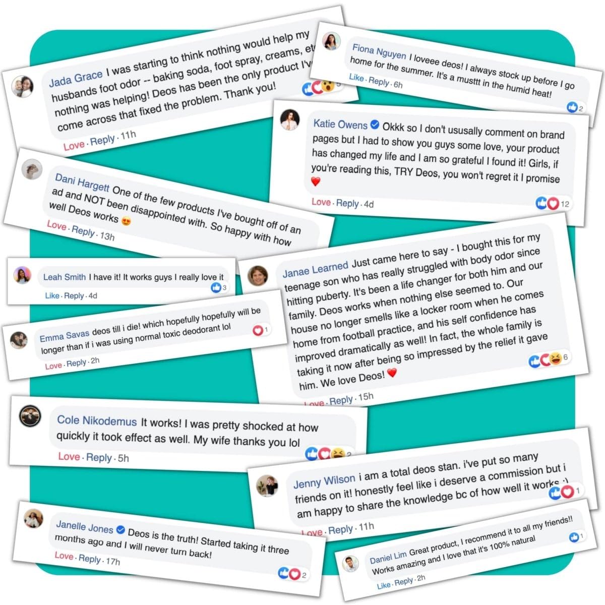 DEOS Internal Deodorant Supplement