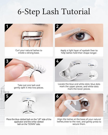 Magnetic Eyelashes with Applicator Kit