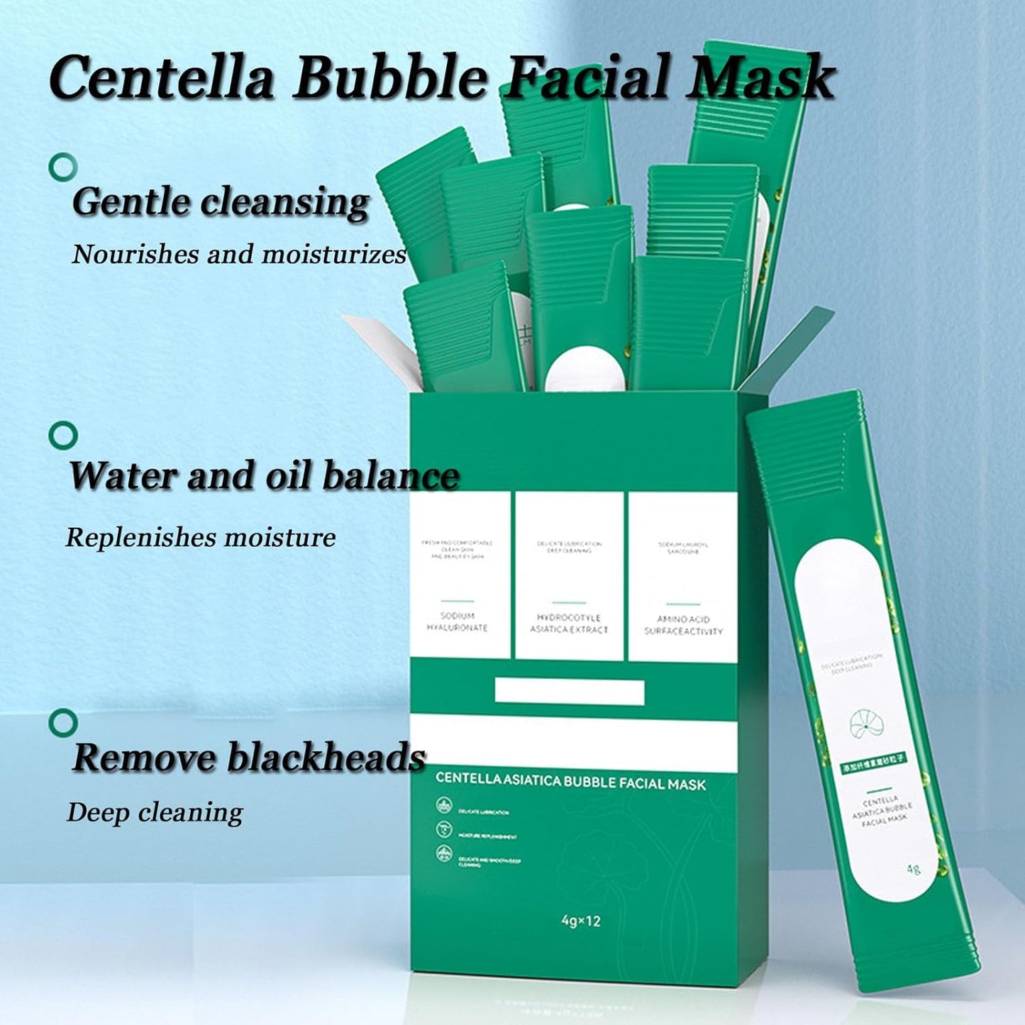 Centella Asiatica Bubble Facial Mask