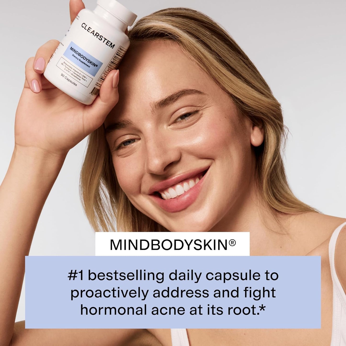 Suplemento hormonal para el acné MINDBODYSKIN