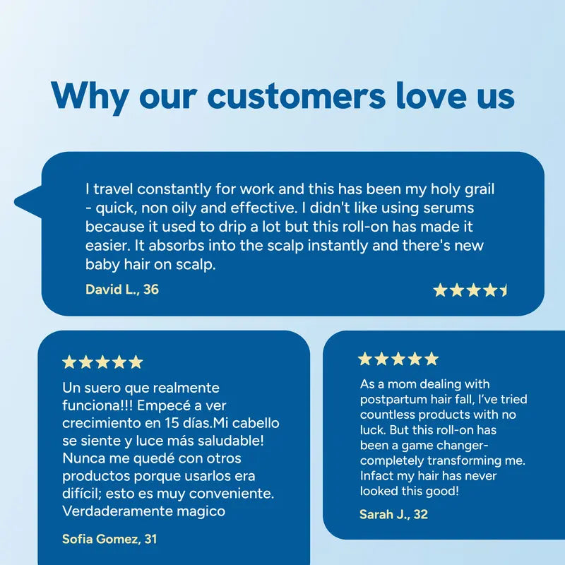 Hair Growth Roll-On Serum Buy 1 Get 1 Free